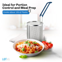 Load image into Gallery viewer, 1 Pack Stainless Steel Pasta Basket Food Strainer Insert with Handle
