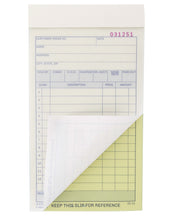 Load image into Gallery viewer, Invoice Books 2 Part Carbonless Sales Order Book 10pk, 7.2x4.2in Form
