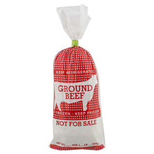 Load image into Gallery viewer, Ground Hamburger Bags 1lb Red Cow Ground Beef Processing Bags, 1000pk
