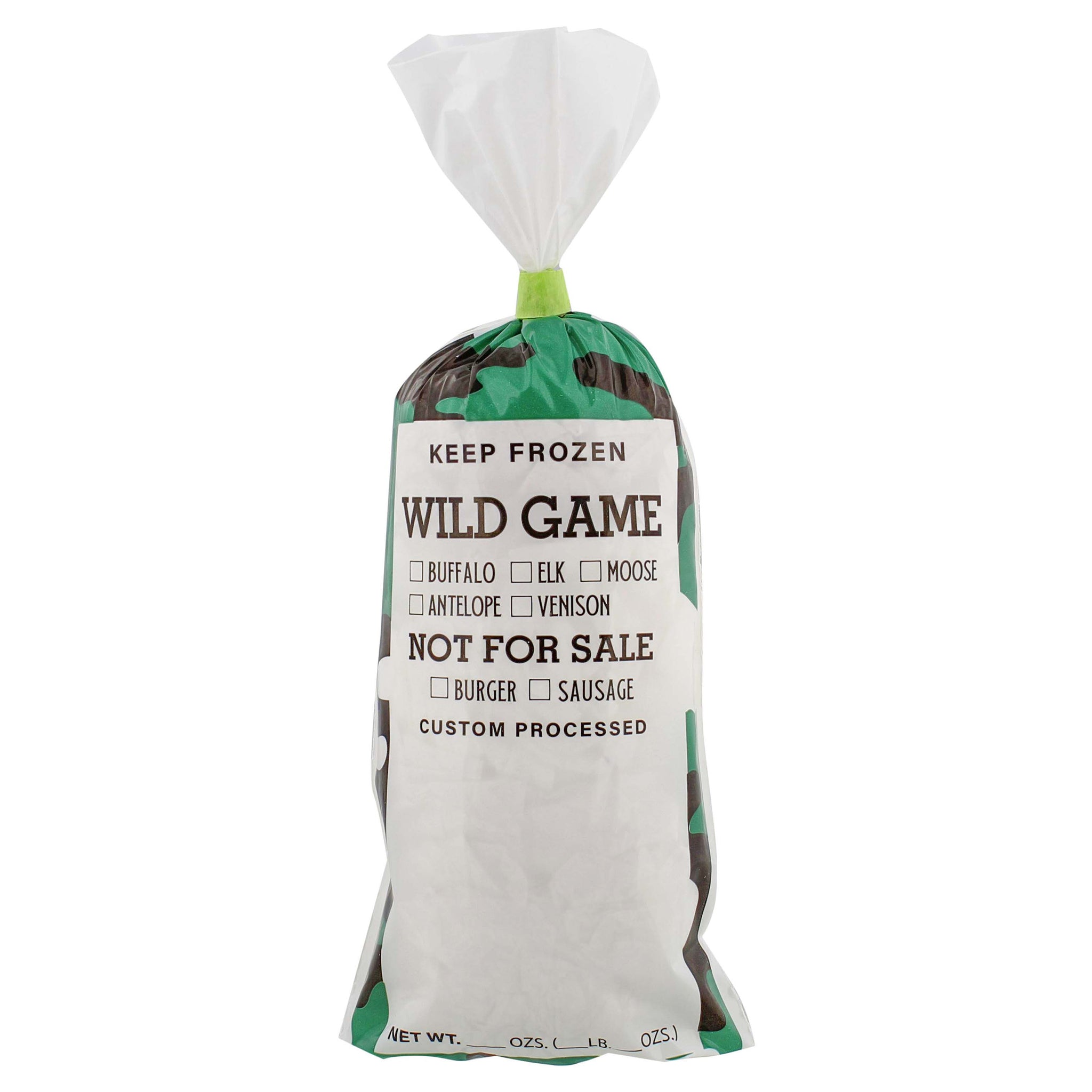 1 lb Wild Game Bags (1,000 per Box) -- Davison's Butcher Supply