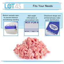 Load image into Gallery viewer, Ground Hamburger Bags 1lb Blue Ground Pork Processing Bags, 1000pk
