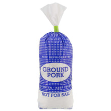 Load image into Gallery viewer, Ground Hamburger Bags 1lb Blue Ground Pork Processing Bags, 100pk
