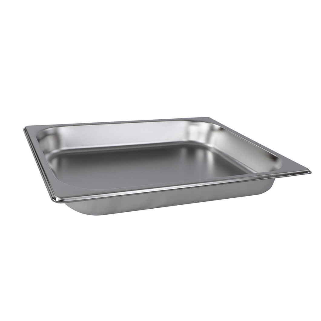 Stainless Steel Steam Pan 1/2 Size Hotel Table Pans 1.5in Deep Tray 1pk