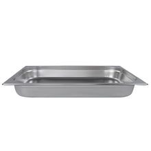 Load image into Gallery viewer, Stainless Steel Steam Pan Full Size Hotel Table Pans 2.5in Deep Tray 1pk
