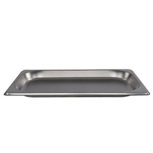 Load image into Gallery viewer, Stainless Steel Steam Pan 1/3 Size Hotel Table Pans 1in Deep Tray 1pk

