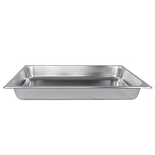 Load image into Gallery viewer, Stainless Steel Steam Pan Full Size Hotel Table Pans 3in Deep Tray 1pk
