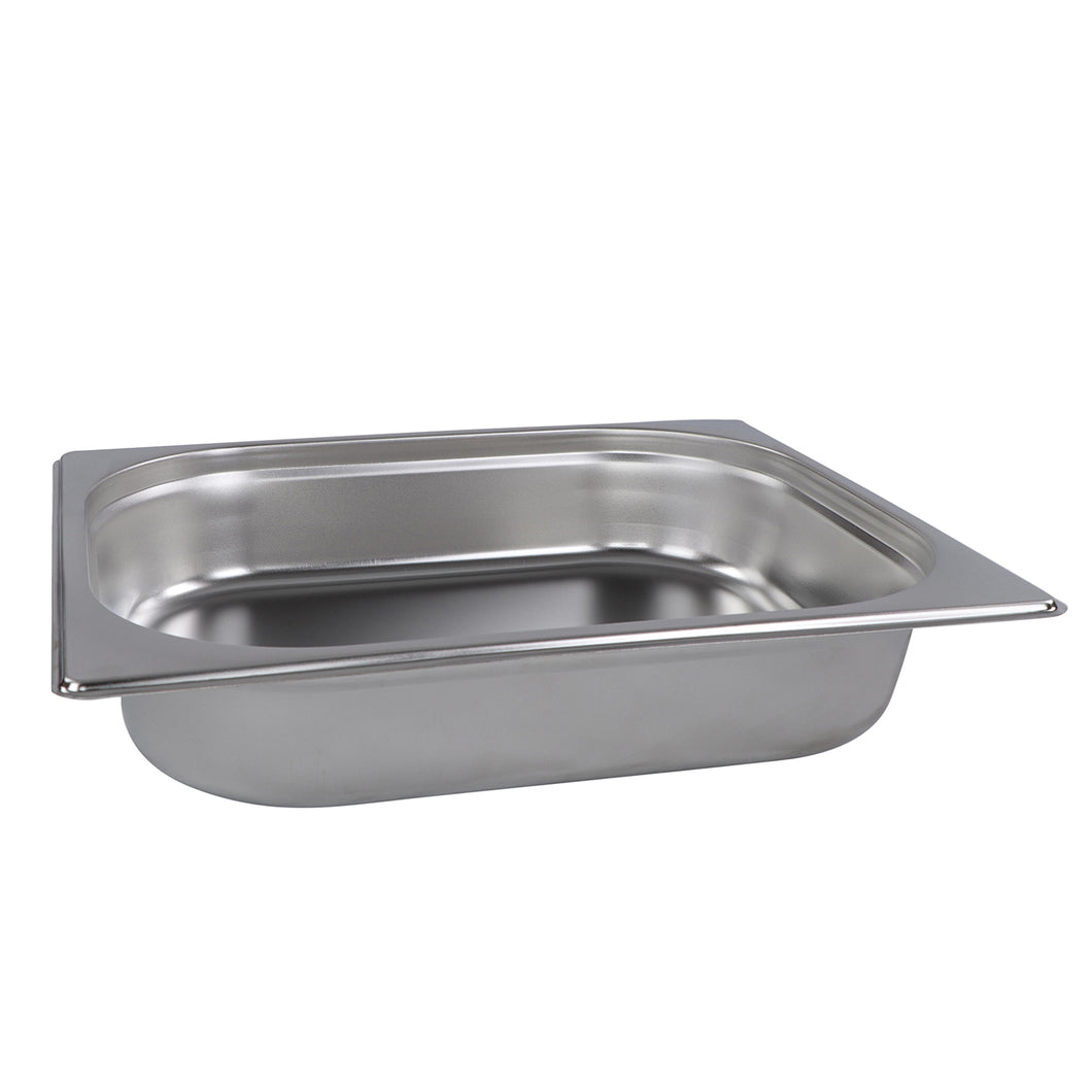 Stainless Steel Steam Pan 1/2 Size Hotel Table Pans 2.5in Deep Tray 1pk