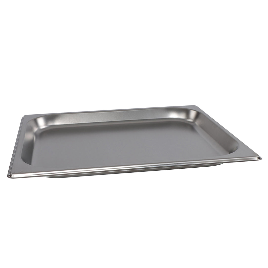 Stainless Steel Steam Pan 1/2 Size Hotel Table Pans 1in Deep Tray 1pk